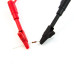 2 pcs. Pince crocodile / pince de dérivation 15A pour fiches bananes de 4mm
