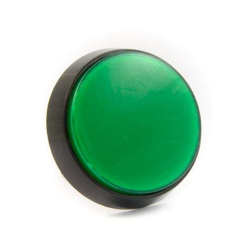 Illuminated Arcade Push Button 60mm - Green Illuminated Arcade Push Button 60mm - Green