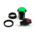 Arcade Taster Button beleuchtet 33mm - Grün