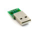 Carte de dérivation USB 2.0 A mâle 4P