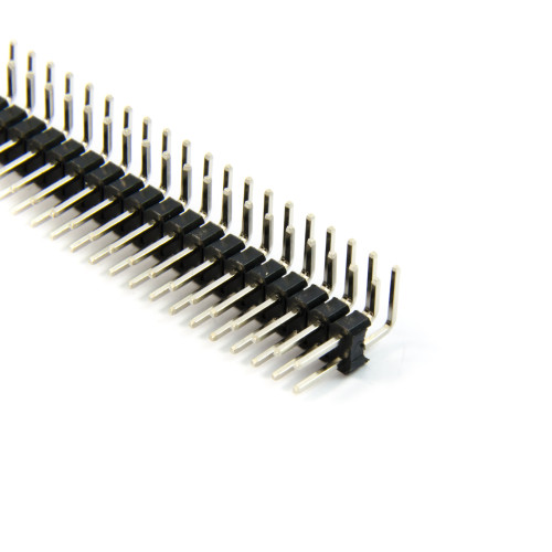 Stiftleiste Male 2 X 40 Polig RM 2.54mm abgewinkelte Pin Stiftleiste Male 2 X 40 Polig RM 2.54mm abgewinkelte Pin