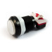 Arcade Push Button Illuminated 33mm - White