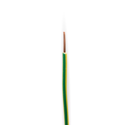 Litze 0.5mm² 20AWG gelb-grün Halogenfrei Litze 0.5mm² 20AWG gelb-grün Halogenfrei