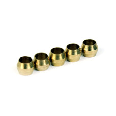 Micro Swiss Ersatz-Kompressionshülsen aus Messing 4 mm 5stk.