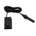 Digital Thermometer Hygrometer with Extension Black