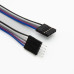 Cavo di collegamento Dupont maschio-femmina a 5 pin 1m Cavo di collegamento Dupont maschio-femmina a 5 pin 1m