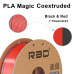 Filament eSilk Magic-PLA Noir-Rouge 1.75mm 1Kg R3D