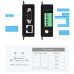 Industrieller serieller Server RS232/485 zu WiFi oder Ethernet PoE (B) 