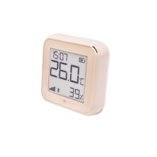 Shelly Plus HT Gen3 Ivory WLAN Temperatur- und Feuchtigkeitssensor mit Display