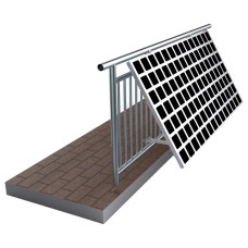 Solarzelle Solar Halterung Balkonkraftwerk Verstellbar Universal