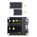 PCIe a M.2 HAT+ adattatore SSD doppio per Raspberry Pi 5