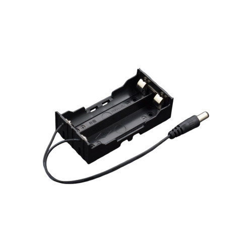 2x18650 battery holder with 5.5mm DC jack 2x18650 battery holder with 5.5mm DC jack