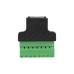RJ45 Buchse 8p Adapter mit Schraubklemme
