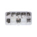 M1.6 Screw Assortment Hexagon Socket DIN912 Metal 250pcs M1.6 Screw Assortment Hexagon Socket DIN912 Metal 250pcs