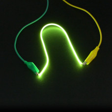 Flexibles LED-Filament Grün 3V 260mm 5 Stück