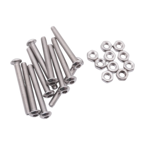 10 Stück M3x25mm Linsenkopfschrauben Set rostfrei Inox 10 Stück M3x25mm Linsenkopfschrauben Set rostfrei Inox