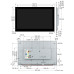 1920x1080 13.3inch Écran LCD Tactile pour Raspberry Pi