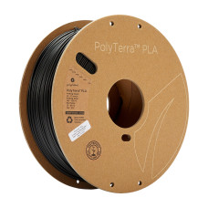 PolyTerra PLA Charcoal Schwarz Filament 1.75mm 1Kg