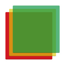 300×300mm 3mm piastre acriliche Rosso/Giallo/Verde Trasparente 10 pezzi.