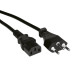 Câble d\'alimentation T12 à C13 Noir 1,8m Câble d\'alimentation T12 à C13 Noir 1,8m